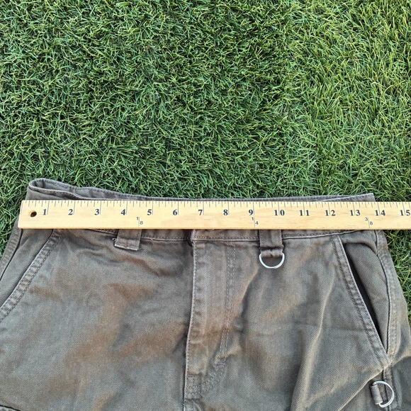 Forever 21 Size M W28 Cargo Mini Skirt Utility D-Ring Streetwear Brown Tan - Picture 5 of 7